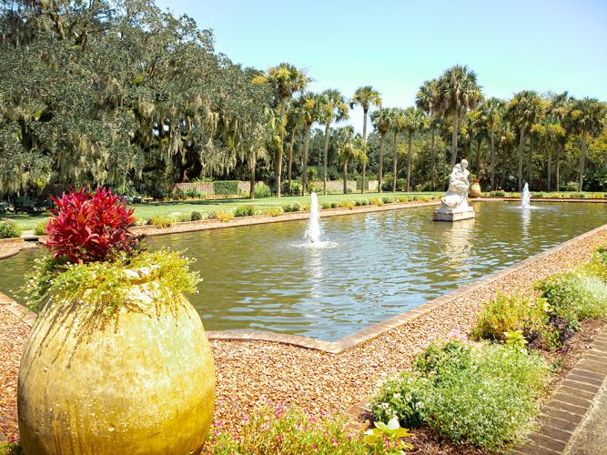 Pool with Sculpture