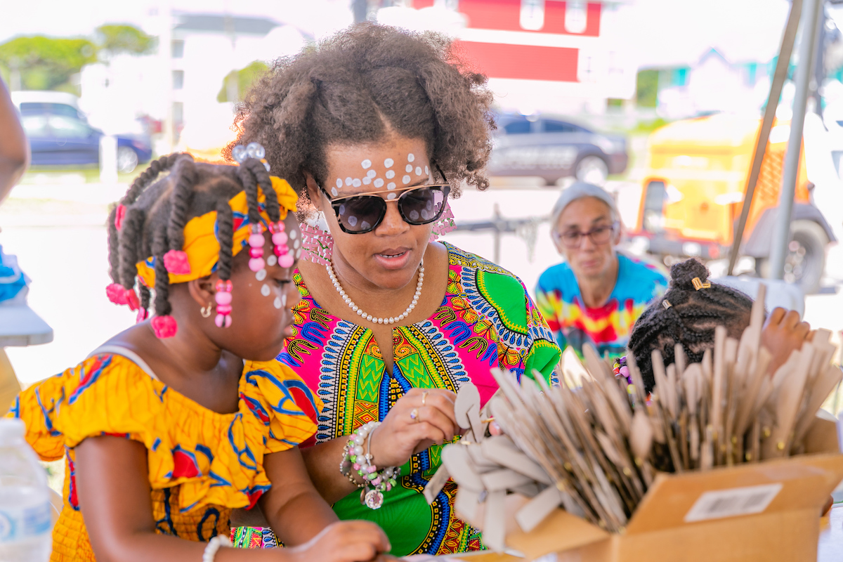 Craft Vendor at the Gullah Geechee Festival in Atlantic Beach