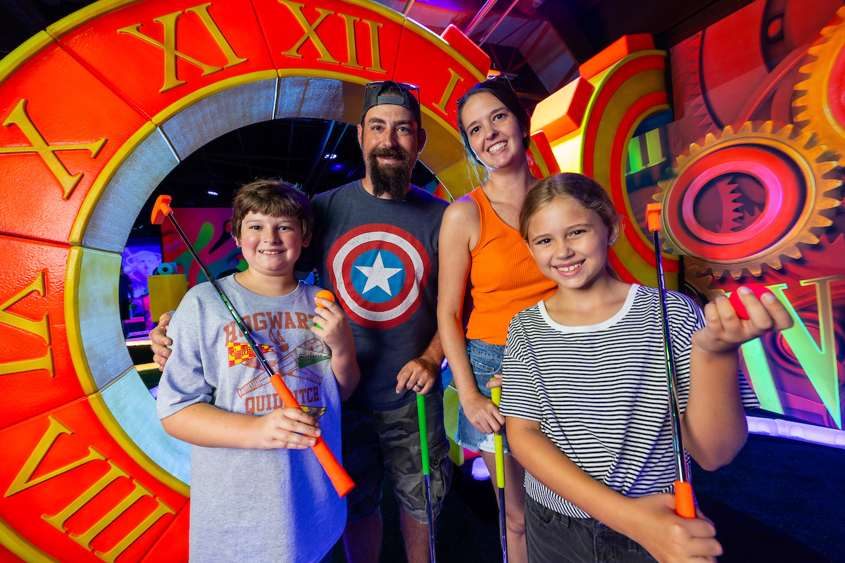 Family fun at Ripley's Crazy Golf