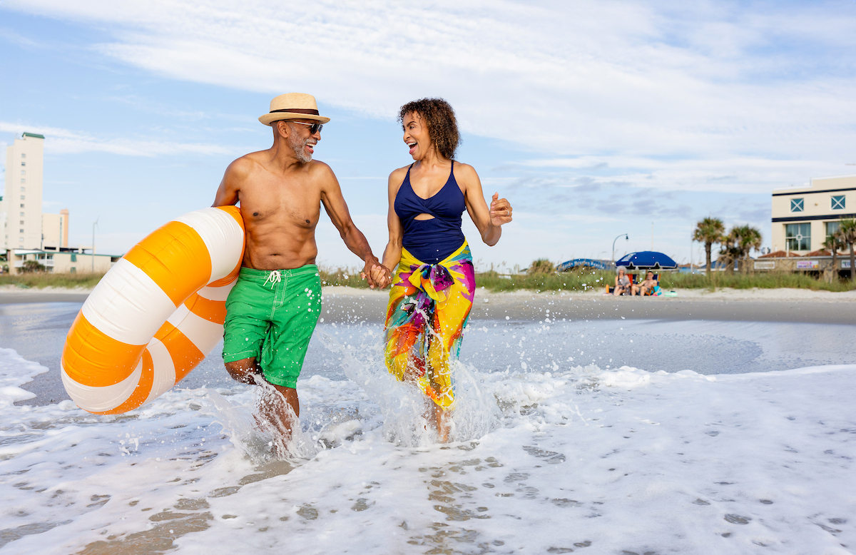North Myrtle Beach Senior Couple Beach North Myrtle Beach Senior Couple Beach