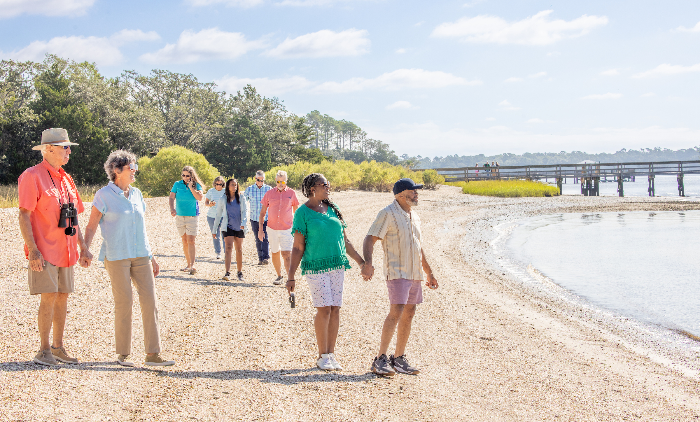 Group Walking Vereen Gardens