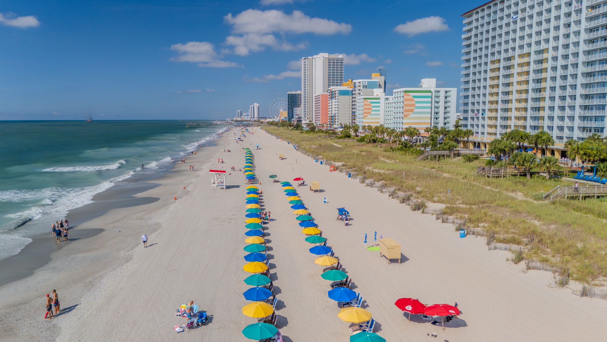 Myrtle Beach Drone Beach Beauty Aerial
