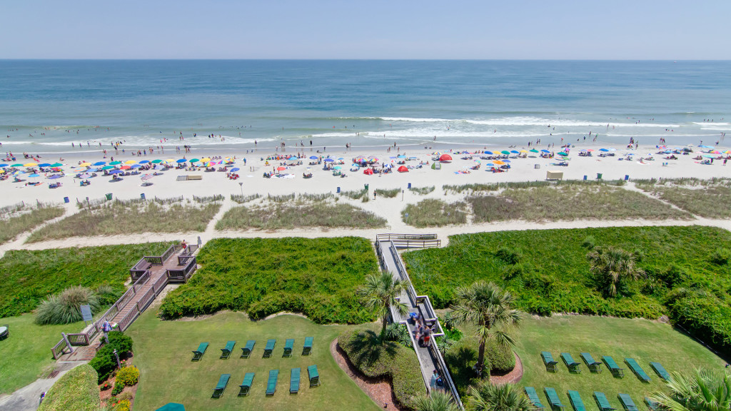 Palms Resort beach view