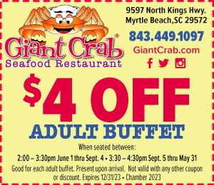 Giant Crab Seafood Restaurant - $4 Off Adult Buffet