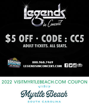 2022 Legends in Concert Coupon