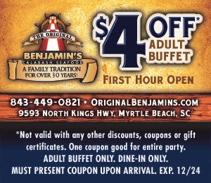 Original Benjamin's Calabash Seafood - $4 Off Adult Buffet