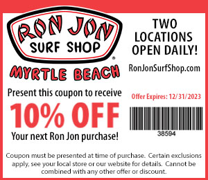 Ron Jon Surf Shop - 10% Off Your Next Purchase