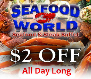 Seafood World Seafood & Steak Buffet - $2 Off All Day Long