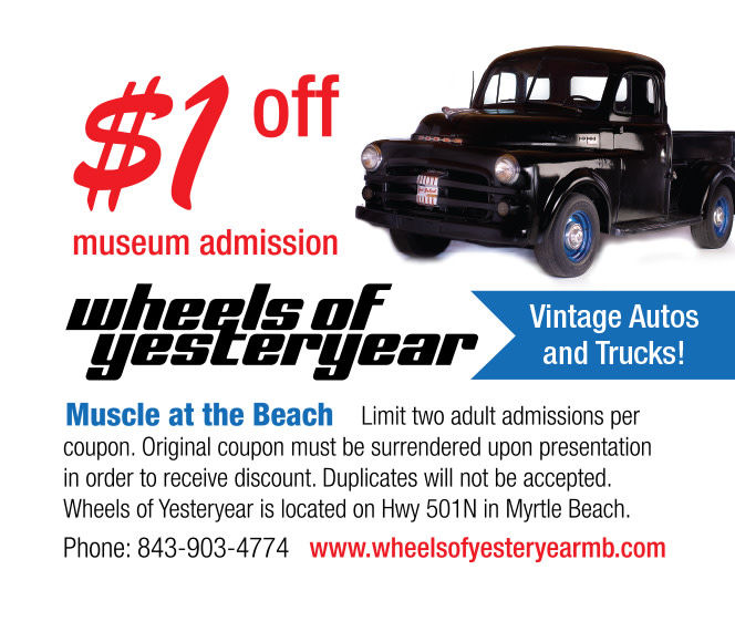 Wheels of Yesteryear - $1 Off Museum Admission