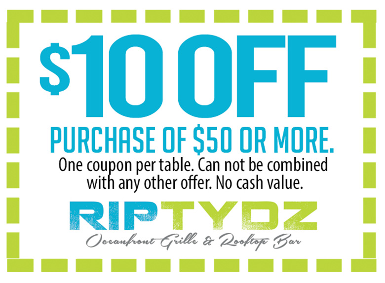RipTydz Oceanfront Grille & Rooftop Bar - $10 Off purchase of $50 or more Photo