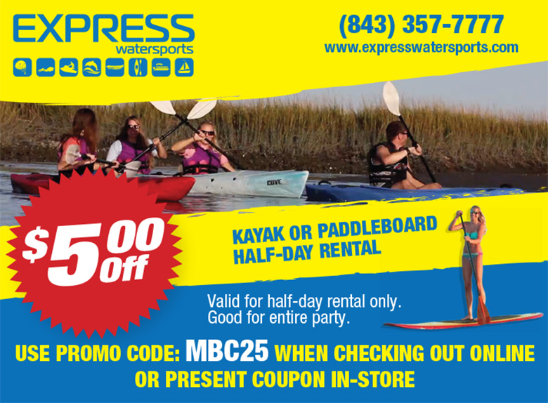 Express Watersports - $5 Off Kayak or Paddleboard Half-Day Rental Photo