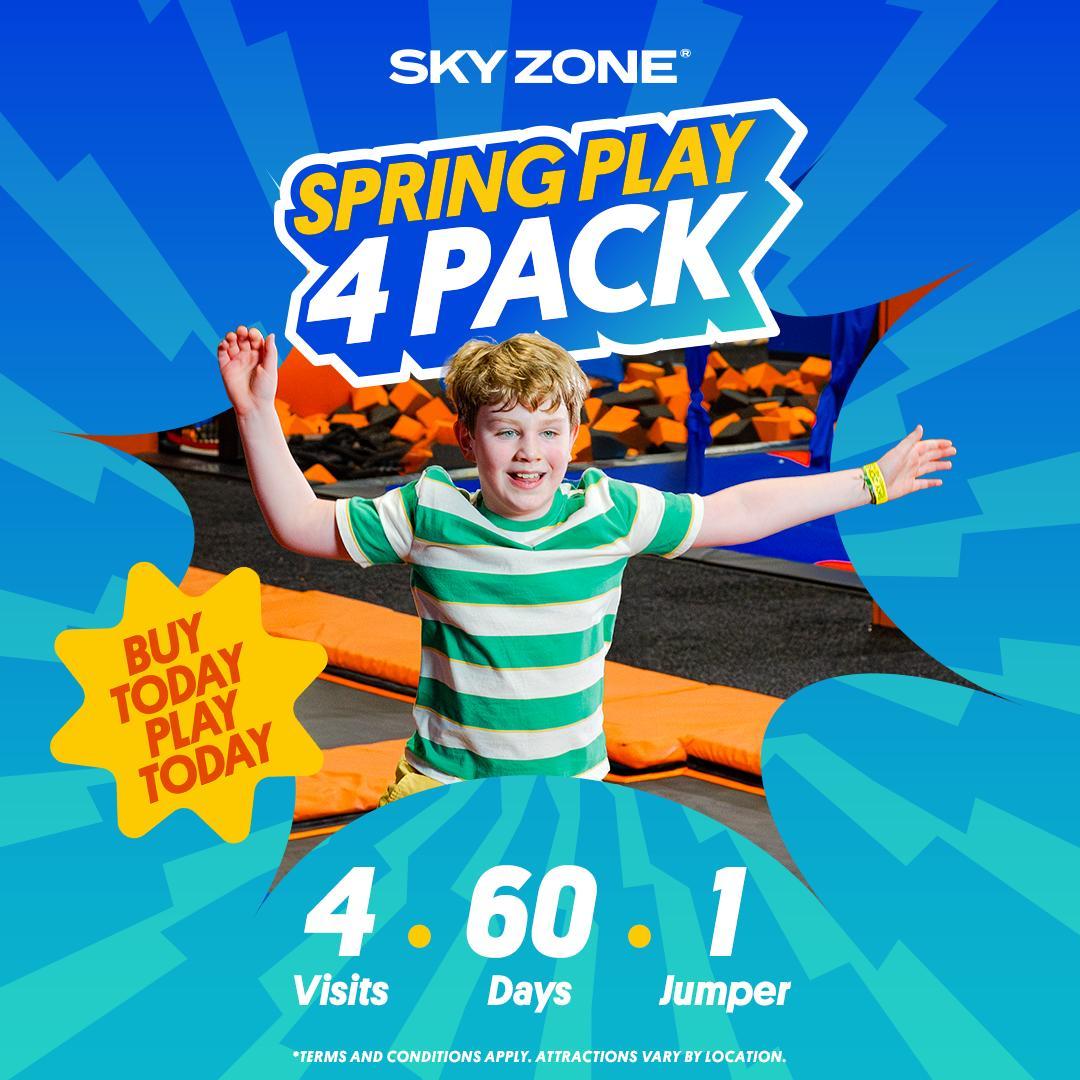Make Spring Break — and every week after — more fun with 4 visits, 60 days for 1 jumper. Photo