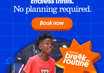 Spring Break the routine at Sky Zone Photo