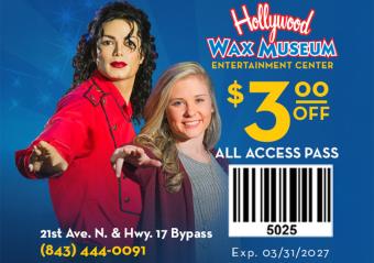Hollywood Wax Museum - $3 Off All Access Pass Photo
