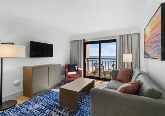Ocean Reef Resort - South Tower Three Bedroom Deluxe Condo - Living Room Photo