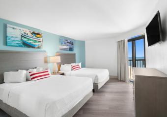 Compass Cove - Mariner Building - Oceanfront Deluxe Two Bedroom Condo - Bedroom Photo