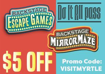 Backstage Escape Games - $5 Off "Do It All" Pass Photo