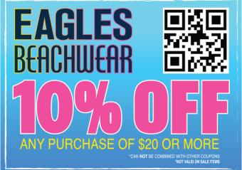 Eagles Beachwear - 10% Off Any Purchase of $20 or More Photo