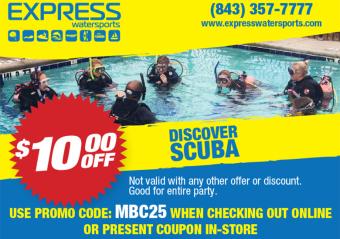 Express Watersports - $10 Off Discover Scuba Photo