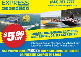 Parasail Express - $5 Off Parasailing - Banana Boat Ride - Jet Ski Rental Photo