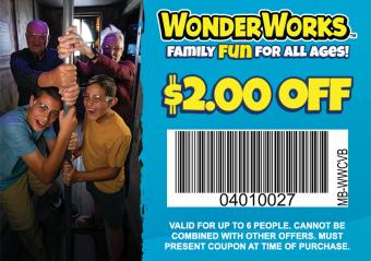 WonderWorks - $2 Off Photo