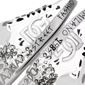 Icetime Luxe designer brands - blinged out DG sneakers