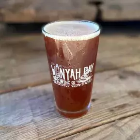 Winyah Bay Brewing craft beer in logo glass