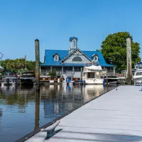 Marina boat slips