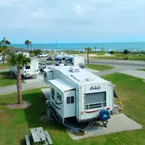 Oceanfront campsites