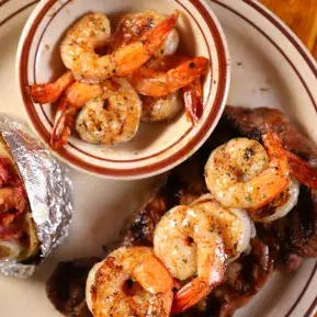 Steak and Shrimp Dinner