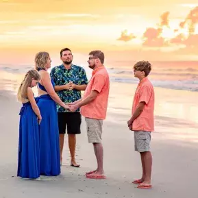 Myrtle Beach sunrise wedding