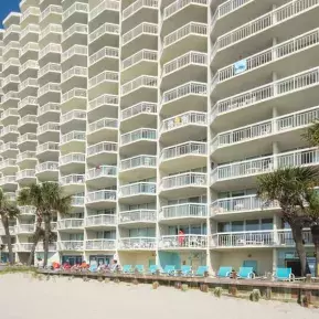 Beach front building