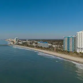 Aerial view of Bay View Resort on the oceanfront Photo 14