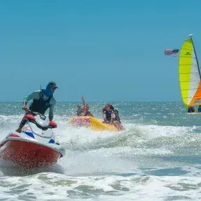 Downwind Sails Banana Boat Photo