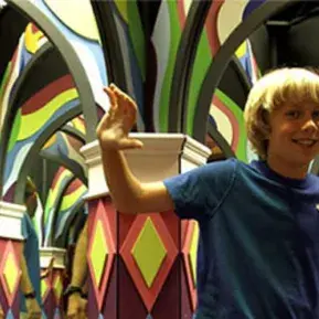 Backstage Mirror Maze Photo