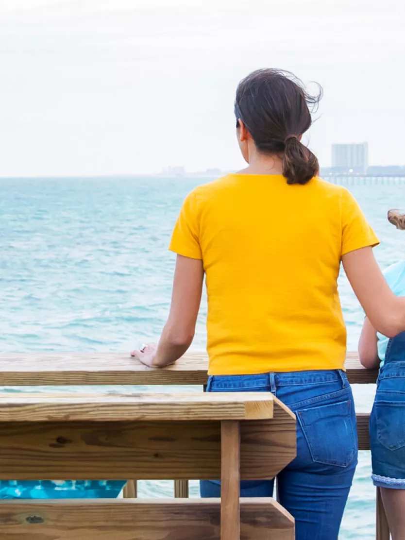 Family on the Pier