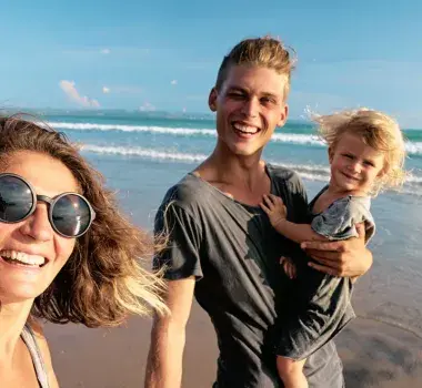 Family at the Beach
