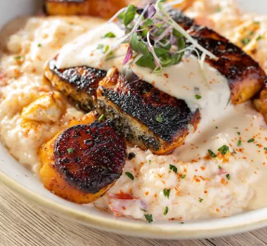 Seafood dish at Drunken Jacks