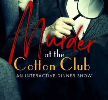 Murder at the Cotton Club man in suite with magnifying glass