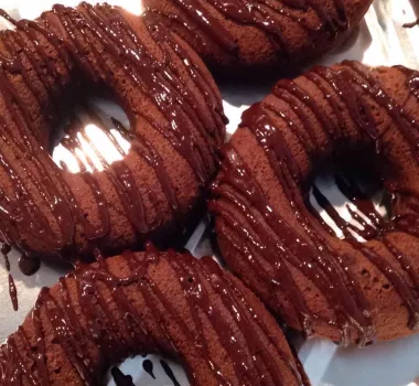 Chocolate Donuts at You Eat I Bake Shop