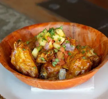 Chicken Wings displayed on plate