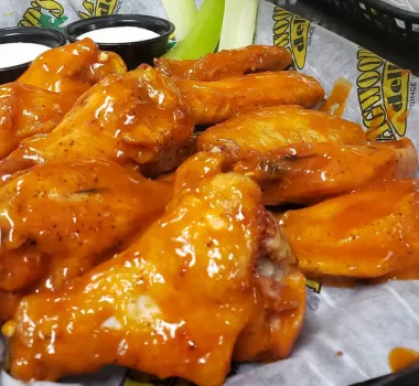 Chicken Wings displayed on plate