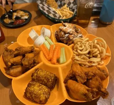 Chicken Wings displayed on plate
