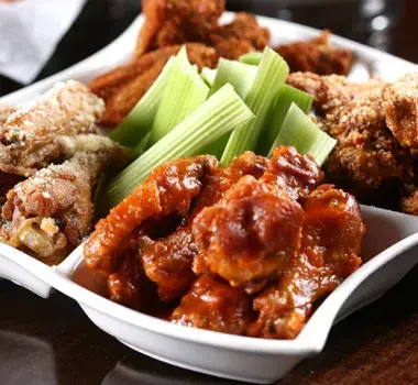 Chicken Wings displayed on plate