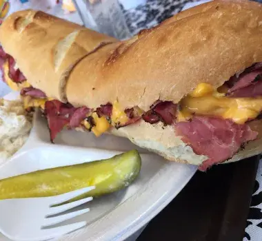 Sandwich at Manny's Deli in Myrtle Beach