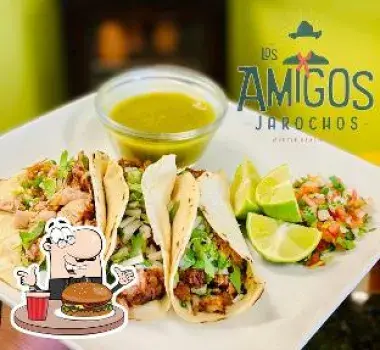 Tacos displayed on platter