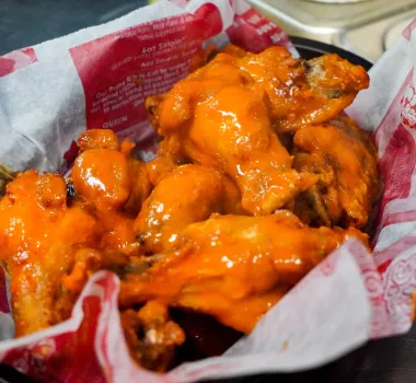 Chicken Wings displayed on plate