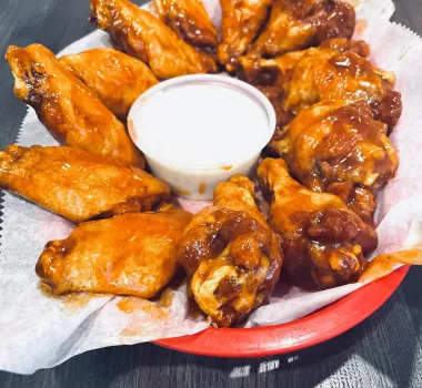 Chicken Wings displayed on plate