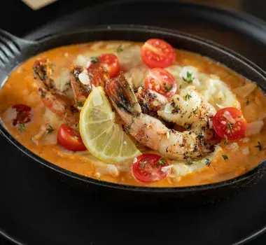 Shrimp Dish at Winna's Kitchen