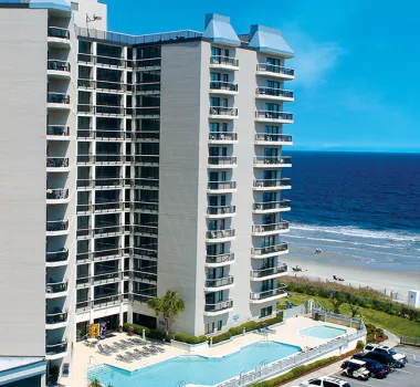 Carolina Winds aerial with pools and beach